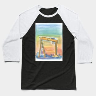 Belfast Crane Baseball T-Shirt